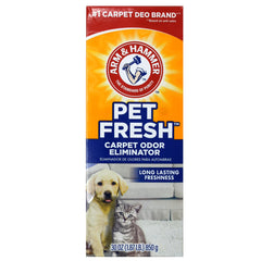 Pet Odor Control Kit, Pet Fresh Carpet Odor Eliminator Long Lasting Freshness + Cat Litter Deodorizer with Baking Soda