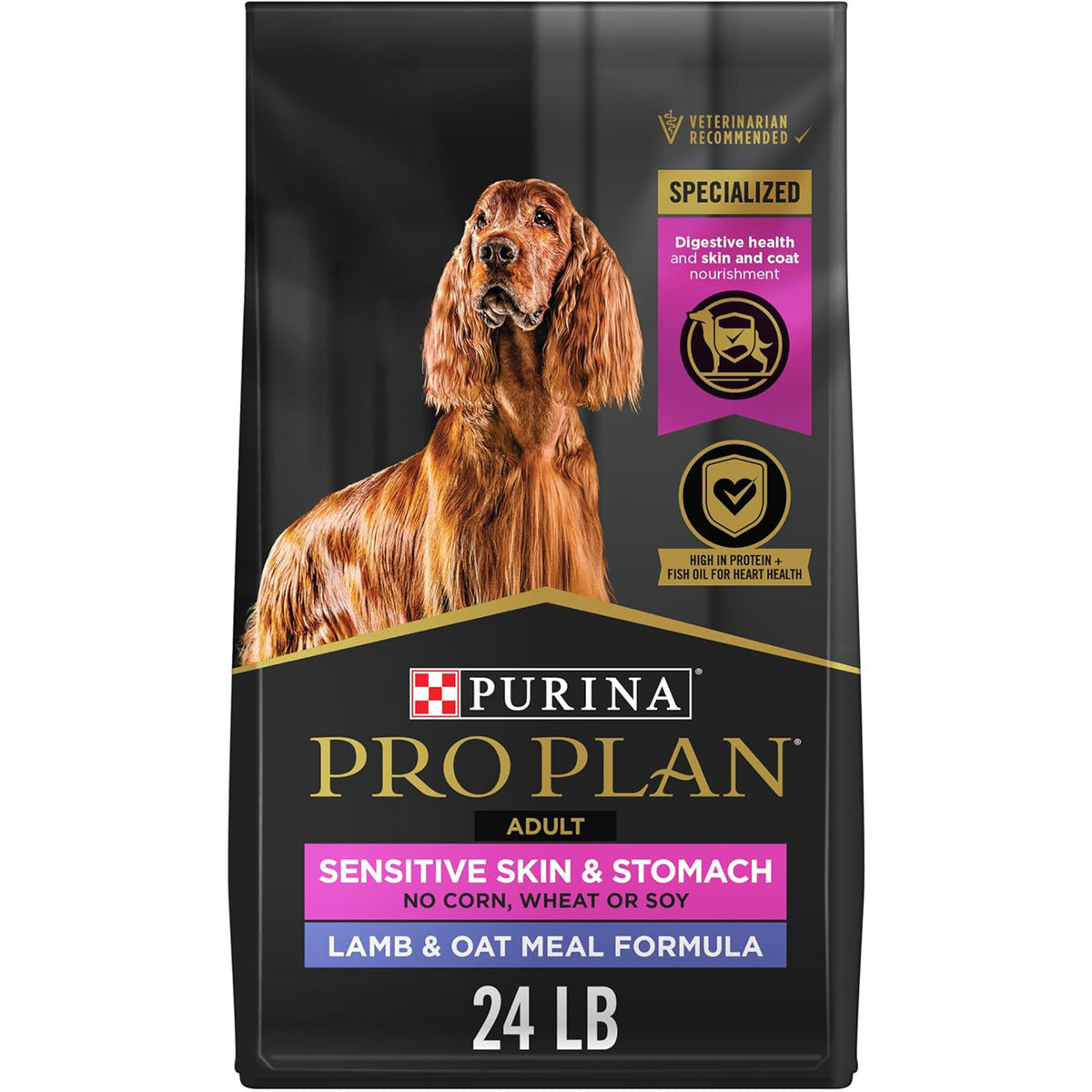 Purina Pro Plan Sensitive Skin and Sensitive Stomach Dog Food Lamb and Oat Meal Formula