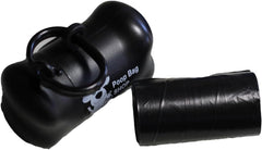 Pet Waste Poop Bags - 35 Refill Rolls with Poop Bag Dispenser - Blue - Black -700 Count