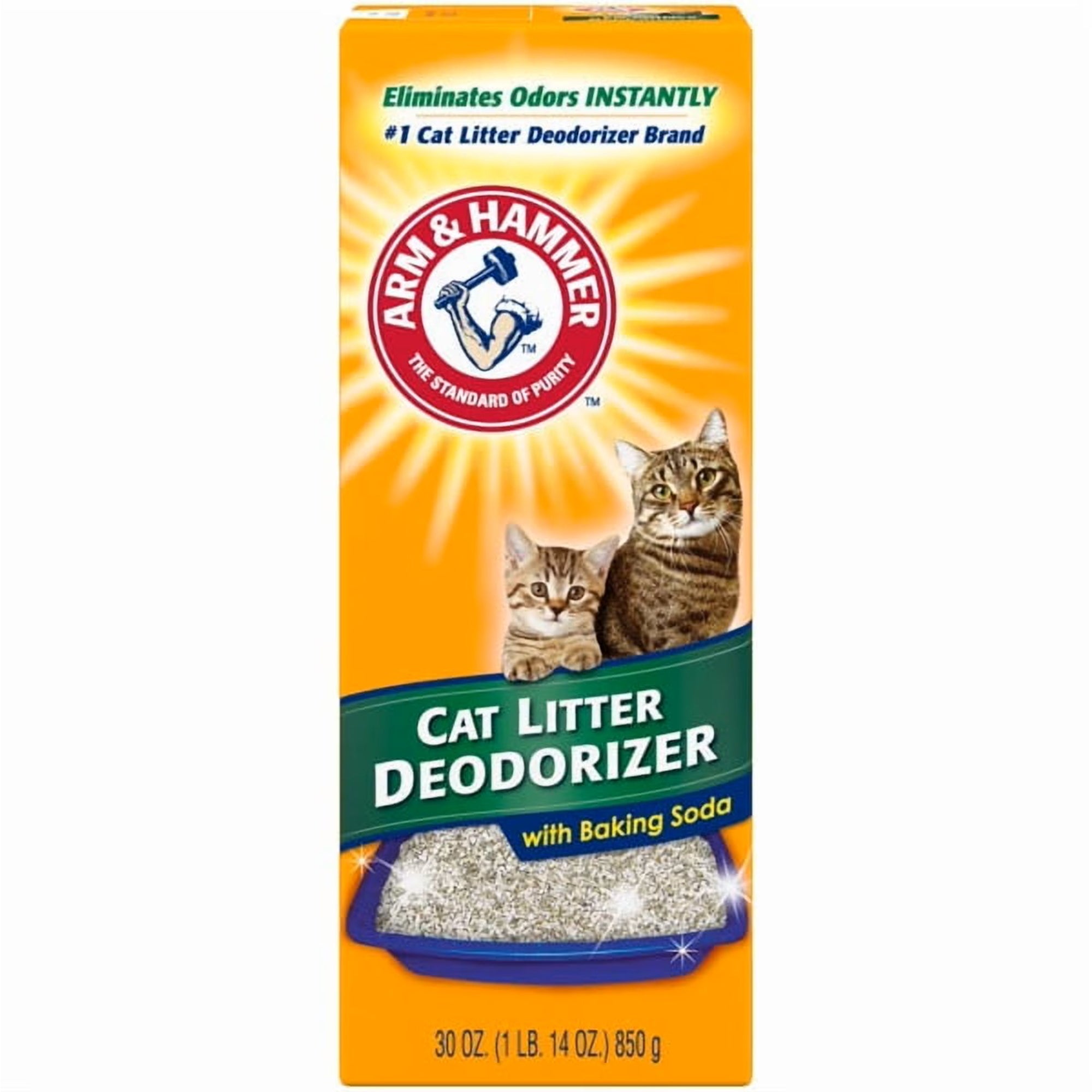 Pet Odor Control Kit, Pet Fresh Carpet Odor Eliminator Long Lasting Freshness + Cat Litter Deodorizer with Baking Soda