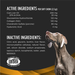Purina Pro Plan Veterinary Supplements Joint Care Mobility Canine Joint Supplement Hip and Joint Small Breed Dog Chews, 2.65 oz.