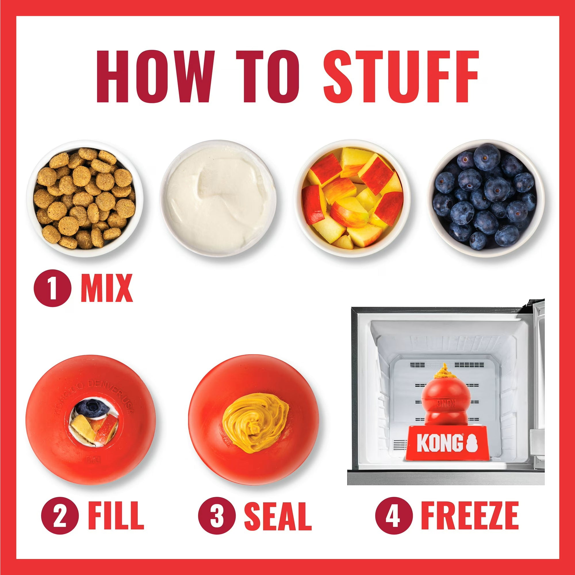 KONG Classic Rubber Dog Toy for Average Chewers