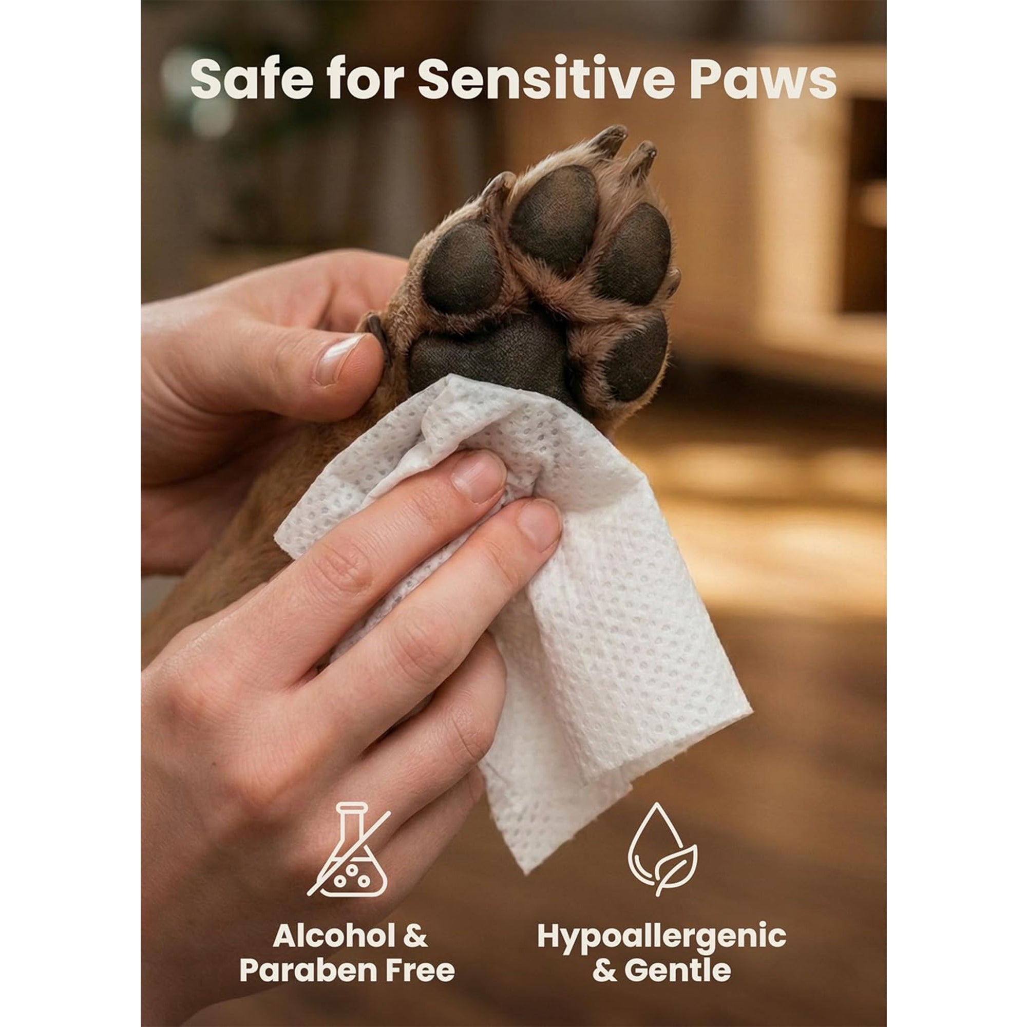 Pogi’S Dog Wipes – Hypoallergenic Pet Wipes for Paws, Body & Butt – Cleaning & Hydrating, Fragrance Free, 400 Count