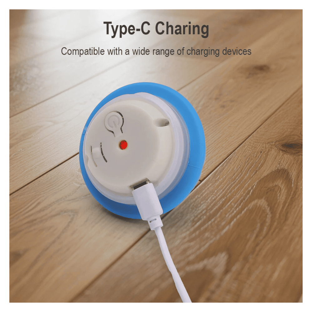 Automatic Rolling Smart Ball with Faux Tail, Rechargeable Electric Dog Toy with Motion Sensor