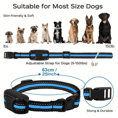 Waterproof Rechargeable Electric Shock Dog Training Collar with Remote