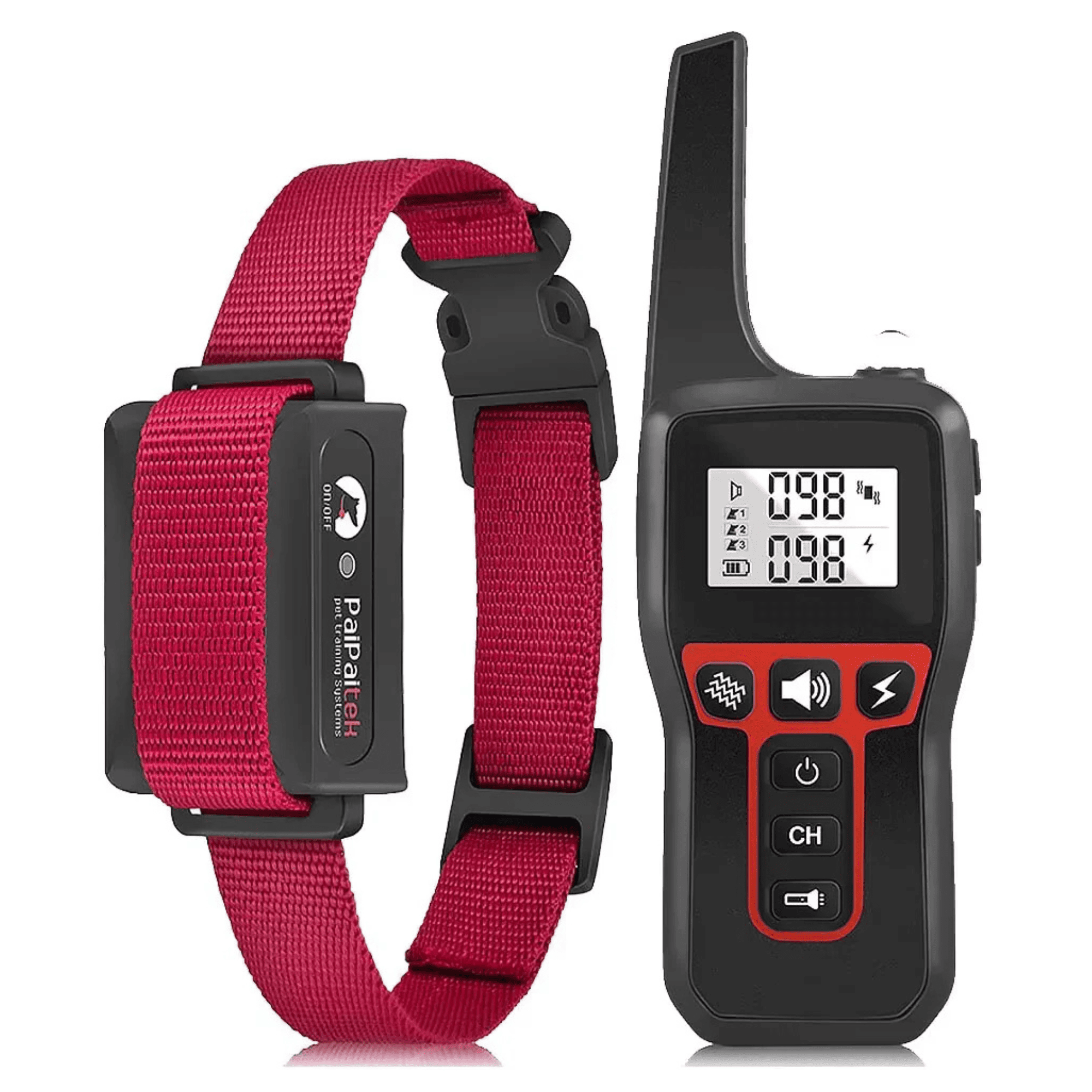Waterproof Rechargeable Shock Dog Training Collar with Remote, Beep & Vibration Collar