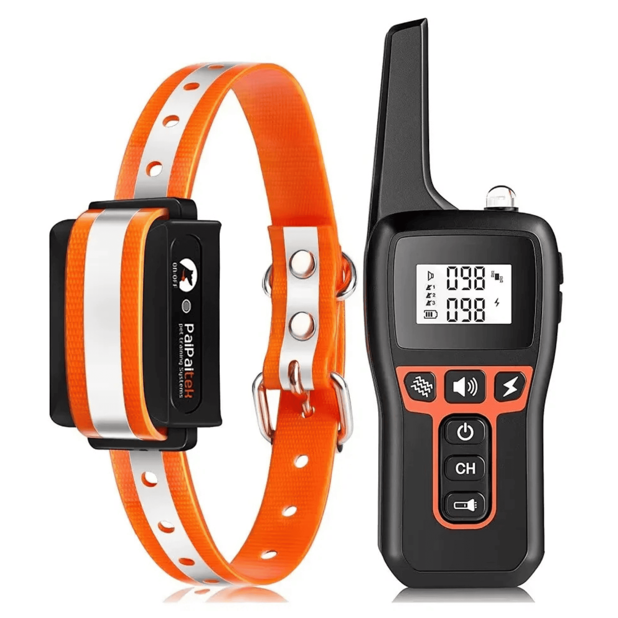 Waterproof Rechargeable Shock Dog Training Collar with Remote, Beep & Vibration Collar
