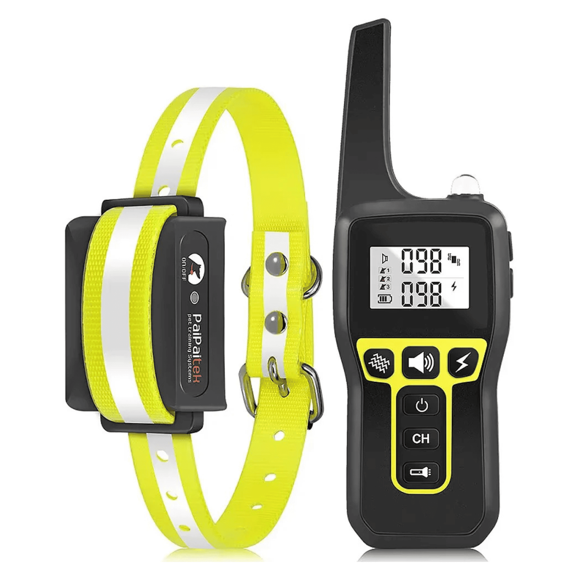 Waterproof Rechargeable Shock Dog Training Collar with Remote, Beep & Vibration Collar