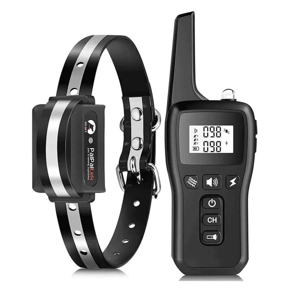 Waterproof Rechargeable Shock Dog Training Collar with Remote, Beep & Vibration Collar
